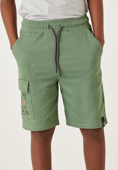 Flyersunion - Utility knit short - olive