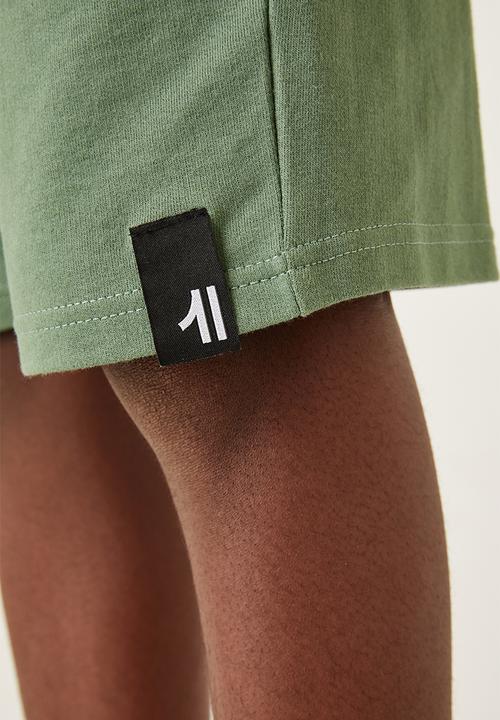 Flyersunion - Utility knit short - olive