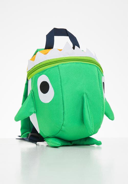 Pop Candy - Boys shark backpack - green