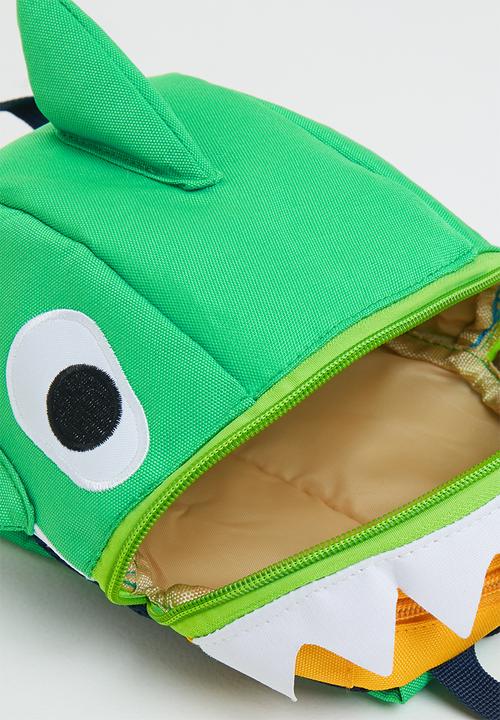 Pop Candy - Boys shark backpack - green
