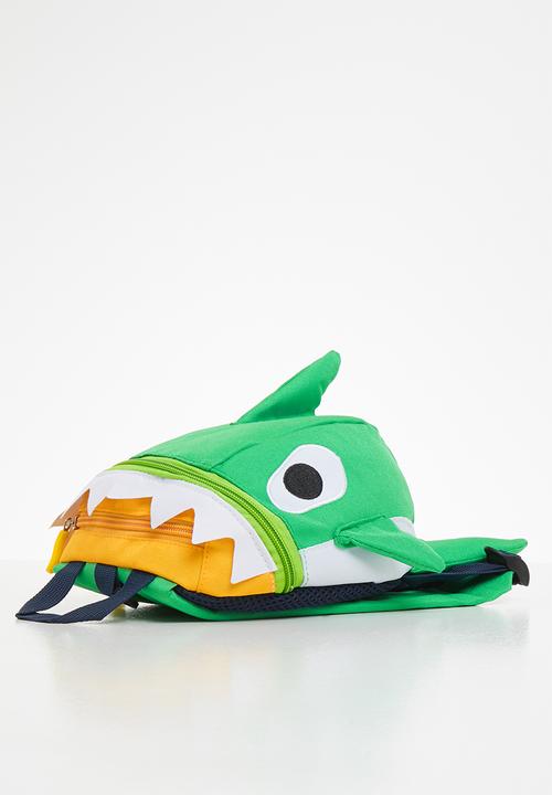 Pop Candy - Boys shark backpack - green