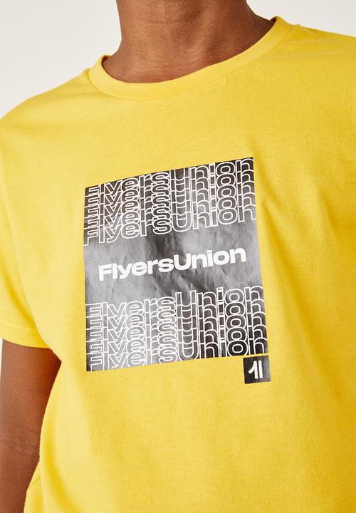 Flyersunion - Logo tee - gold