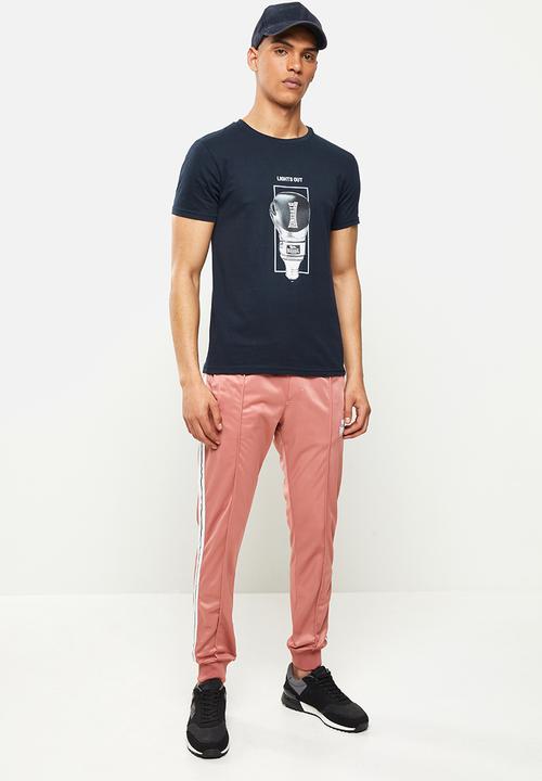 Lonsdale - Lights out crew neck tee - navy