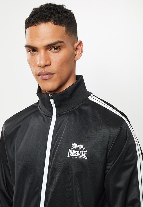 Lonsdale - Angels entry tracksuit - black & white 