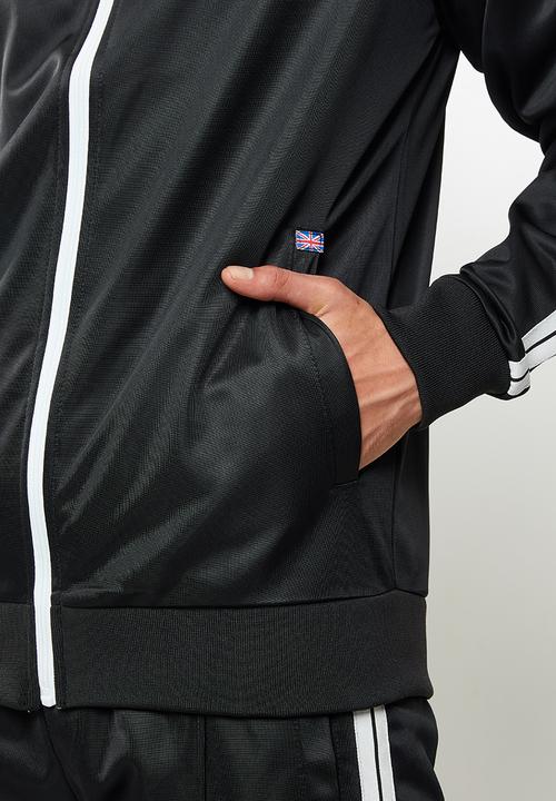 Lonsdale - Angels entry tracksuit - black & white 