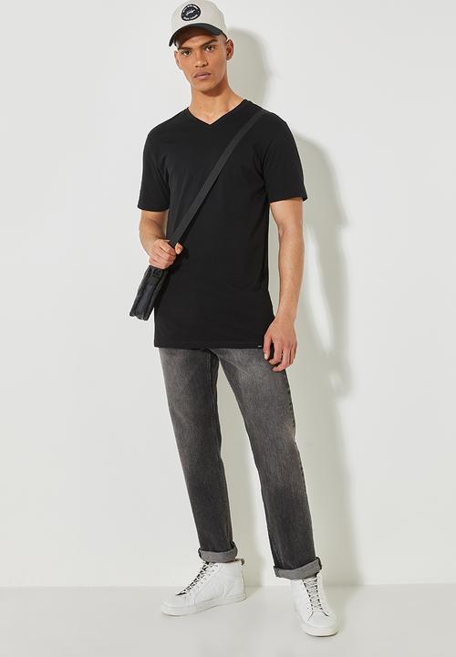 Superbalist - 2 Pack dean vee neck tee - black 