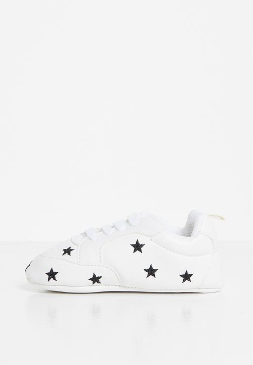 Pop Candy - Baby boys star sneakers - white