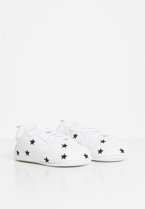 Pop Candy - Baby boys star sneakers - white