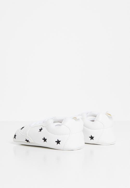 Pop Candy - Baby boys star sneakers - white