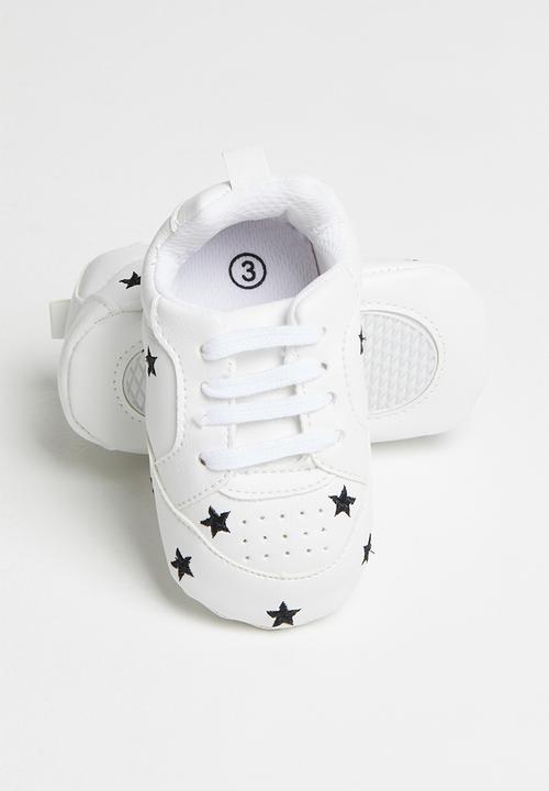 Pop Candy - Baby boys star sneakers - white