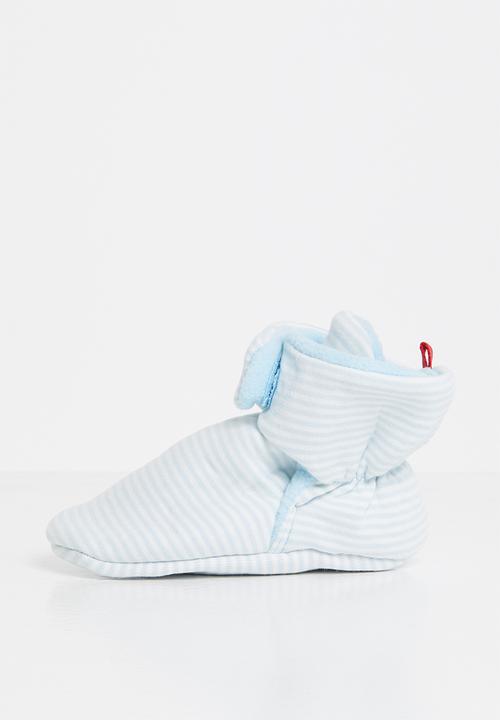 Pop Candy - Boys soft booties - light blue