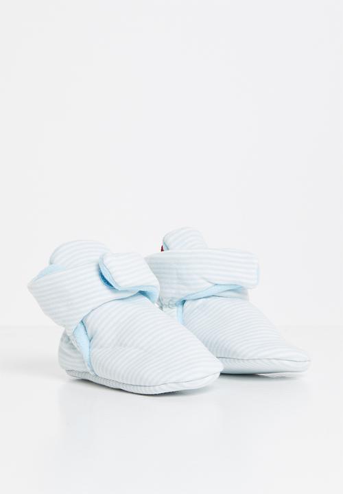 Pop Candy - Boys soft booties - light blue