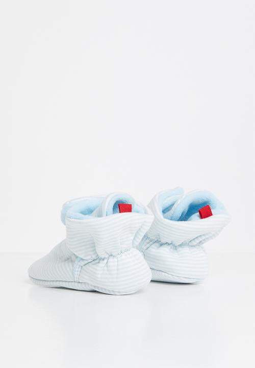 Pop Candy - Boys soft booties - light blue