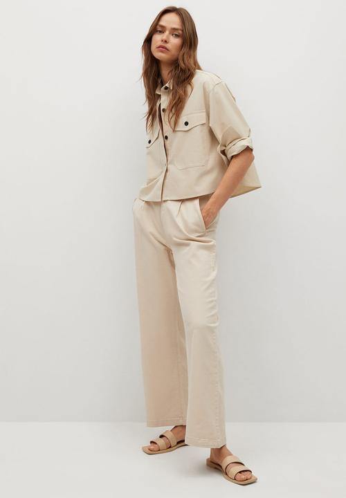 MANGO - Shirt leandra - brown