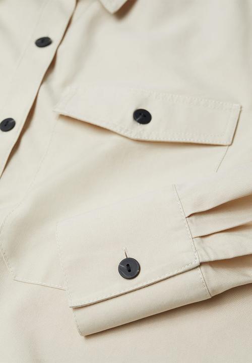MANGO - Shirt leandra - brown