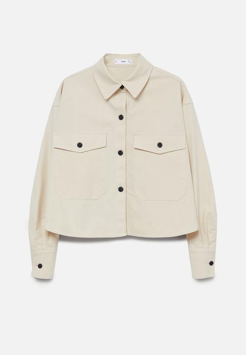 MANGO - Shirt leandra - brown