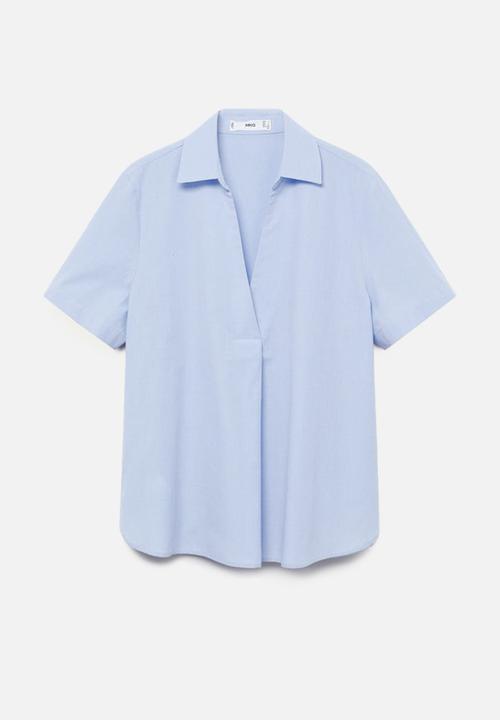 MANGO - Shirt lluna - blue