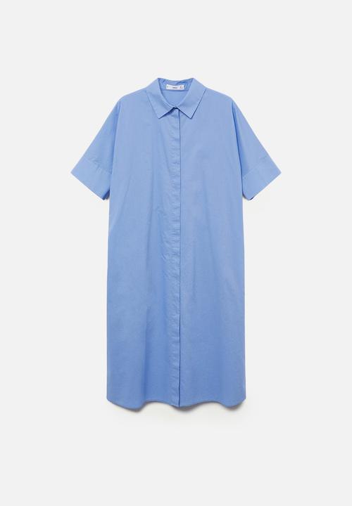 MANGO - Dress rex - blue