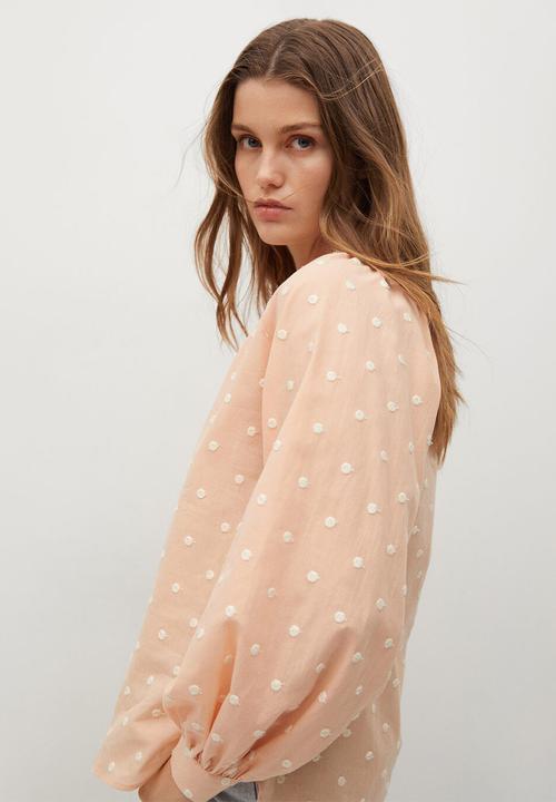 MANGO - Blouse topu - orange