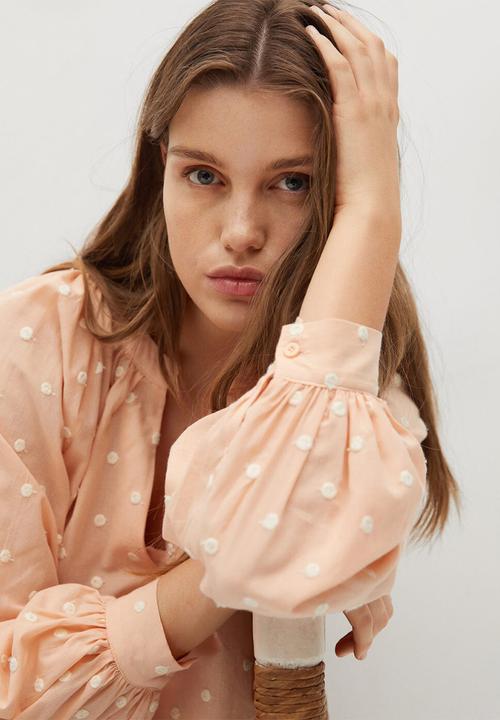 MANGO - Blouse topu - orange