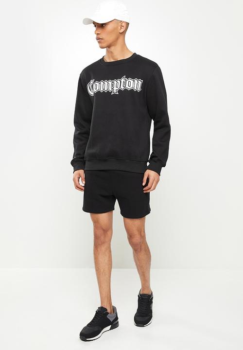 Lonsdale - Compton crew sweater - black