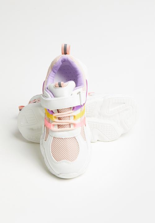 Pop Candy - Girls colour block chunky sneaker - multi