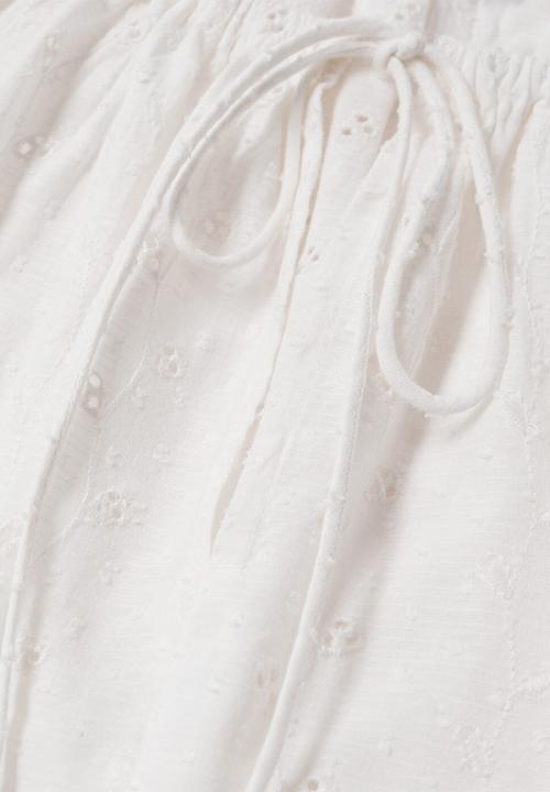 MANGO - Blouse brisbain - white