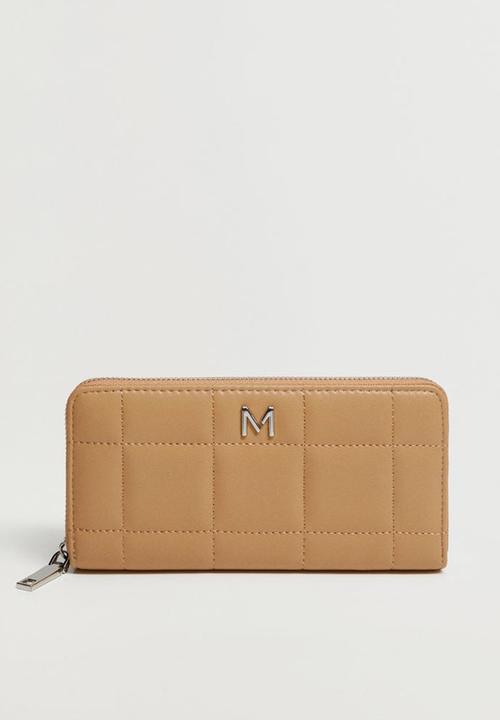 MANGO - Pillow wallet - brown