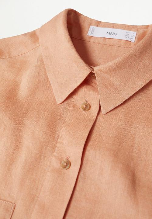 MANGO - Shirt jeni - orange