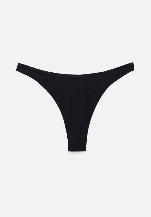MANGO - Bikini bottom bora - black