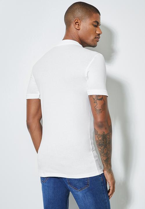 Superbalist - Rico muscle fit golfer - white