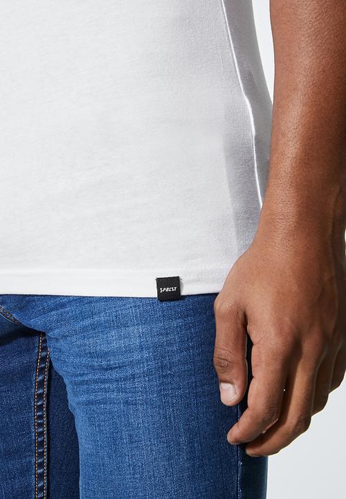 Superbalist - Rico muscle fit golfer - white