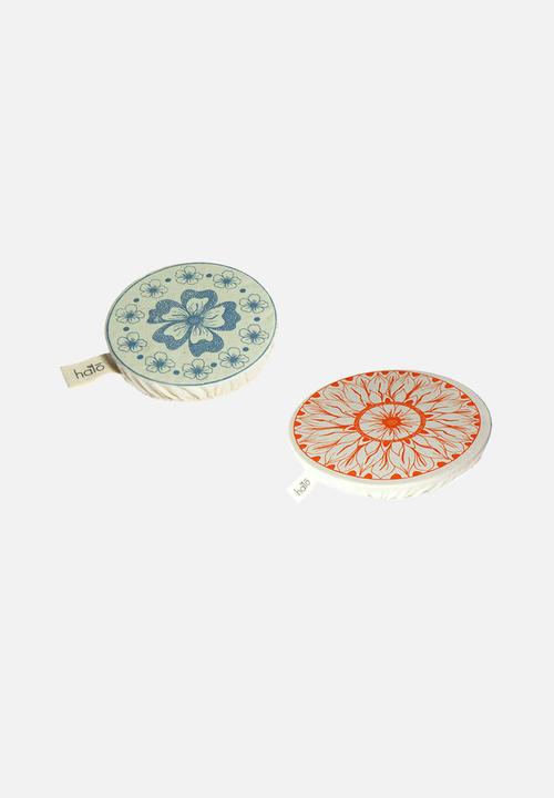 Halo Dish Covers - Dish and bowl cover set of 6- edible flowers