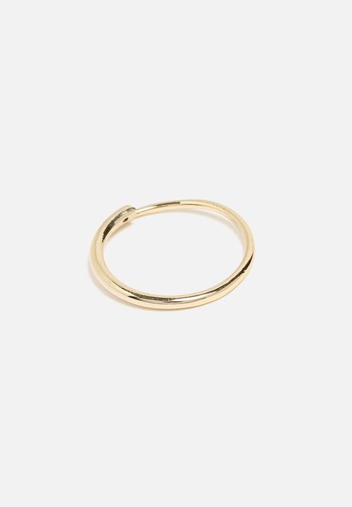 Orelia - Clean Wrap & Stone Ring