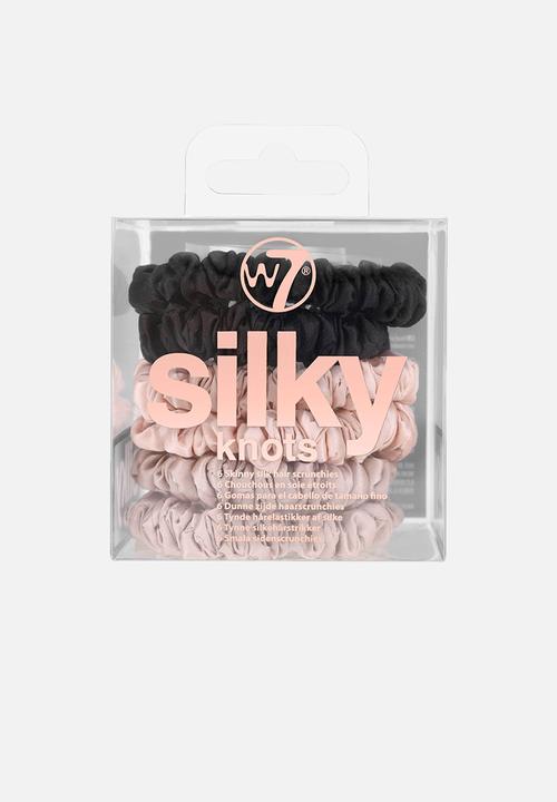 W7 Cosmetics - Silky Knots Hair Scrunchies 6 Pack - Blush Collection
