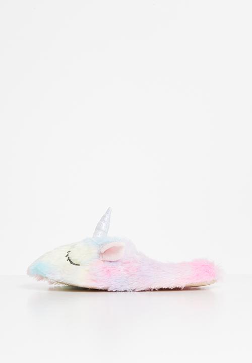 Rebel Republic - Girls unicorn slippers - multi 