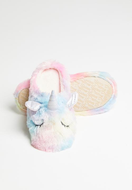 Rebel Republic - Girls unicorn slippers - multi 
