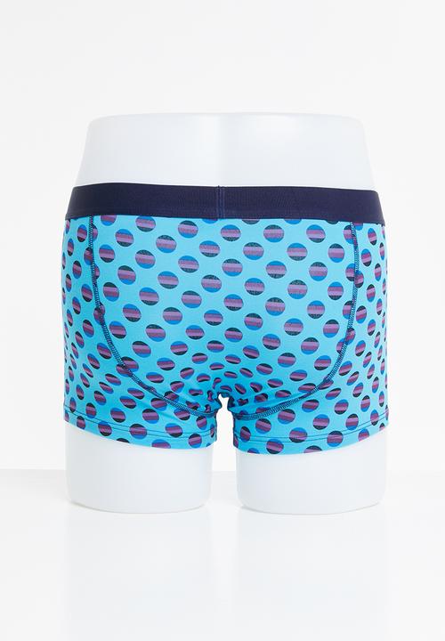 Happy Socks - Sunrise dot trunks - blue