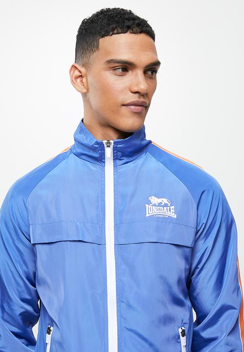 Lonsdale - Nylon strapped tracksuit - blue & orange