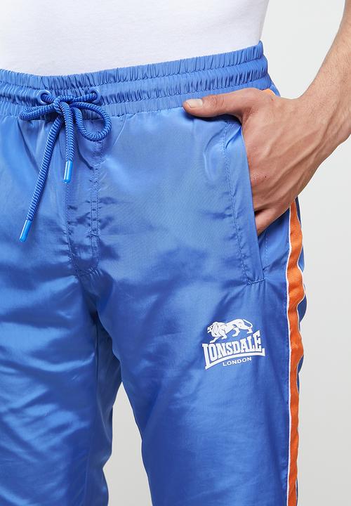 Lonsdale - Nylon strapped tracksuit - blue & orange