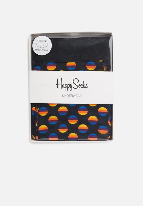 Happy Socks - Sunrise dot trunks - black
