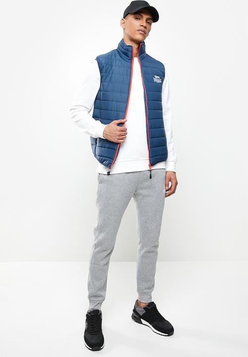 Lonsdale - Sleeveless puffer jacket - blue