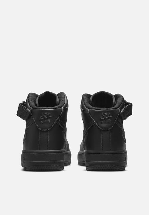 Nike - Air force 1 mid le (gs) - black/black
