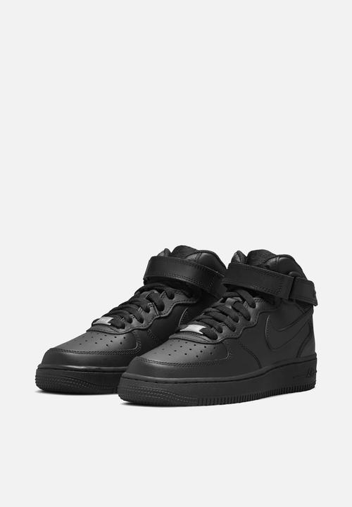 Nike - Air force 1 mid le (gs) - black/black