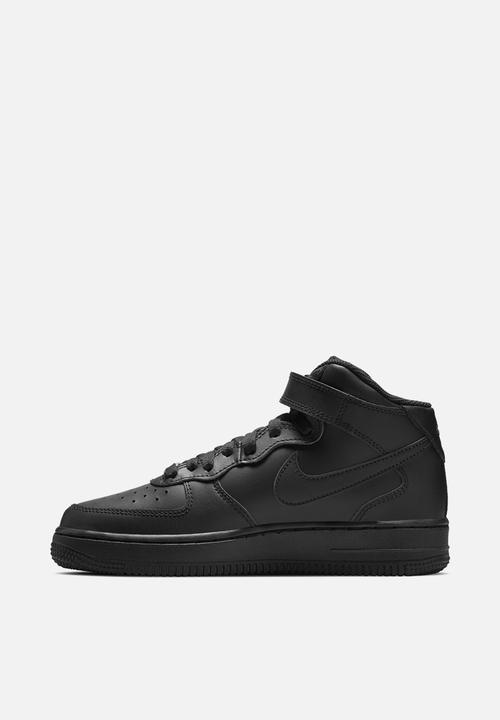 Nike - Air force 1 mid le (gs) - black/black