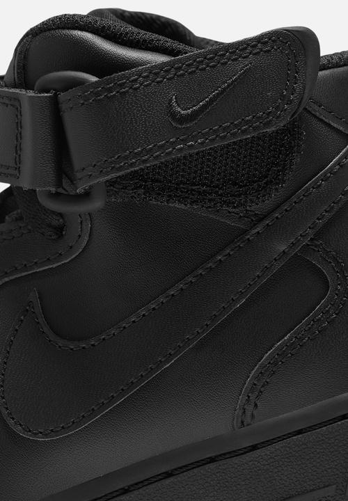 Nike - Air force 1 mid le (gs) - black/black