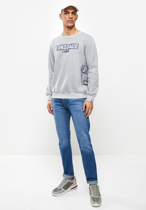 Lonsdale - Fleece sweater - grey