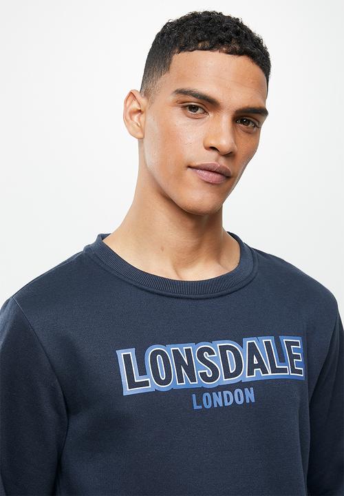 Lonsdale - Fleece sweater - navy