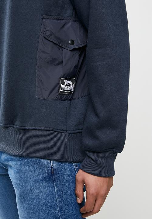 Lonsdale - Fleece sweater - navy