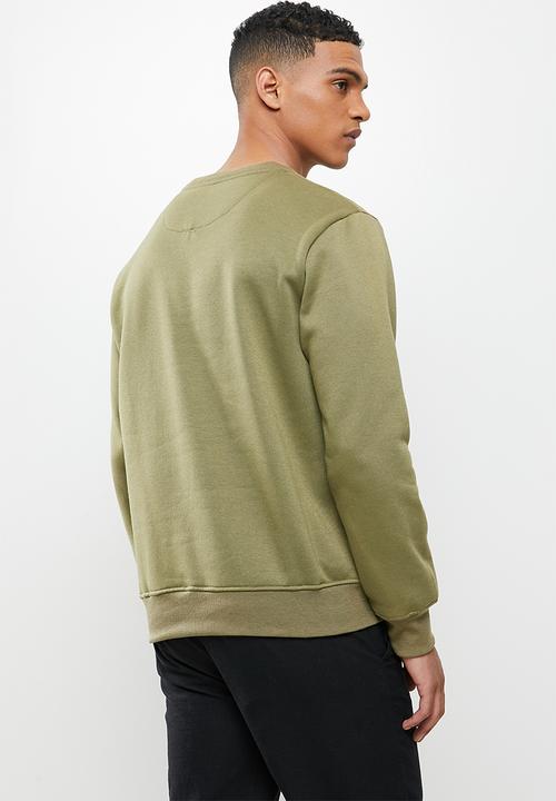 Lonsdale - Fleece sweater - olive